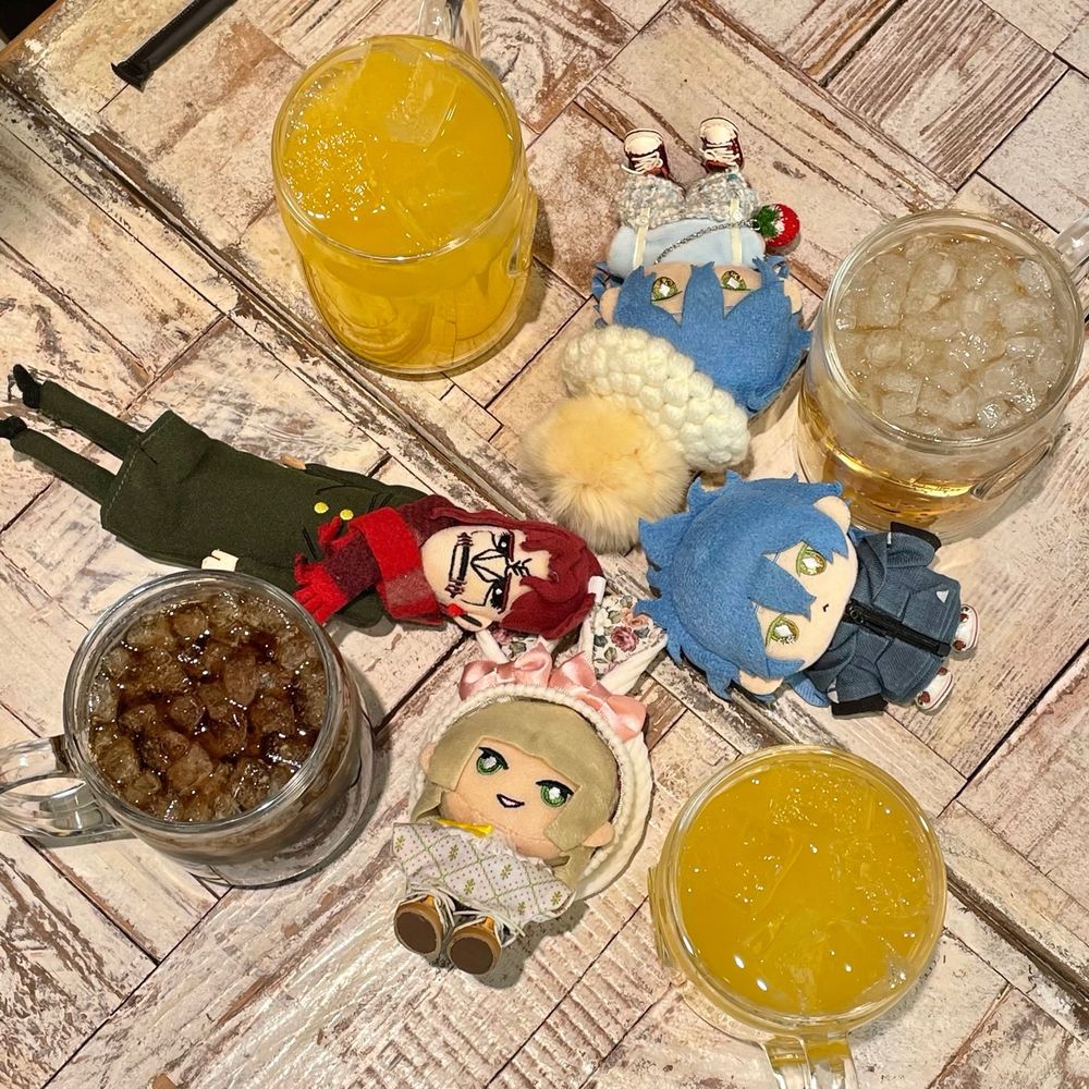 アフターでぬいちゃんとドリンクで乾杯✨