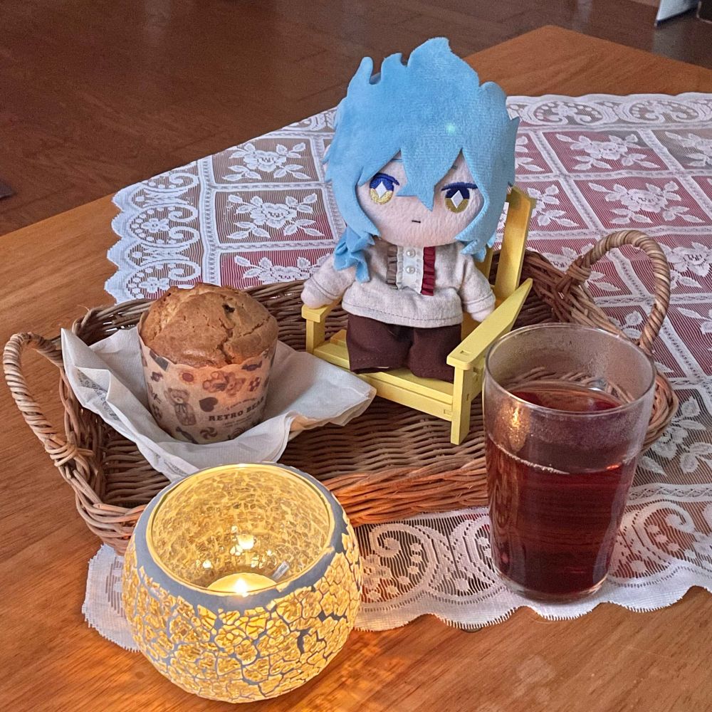 大デア氏と手作りマフィン