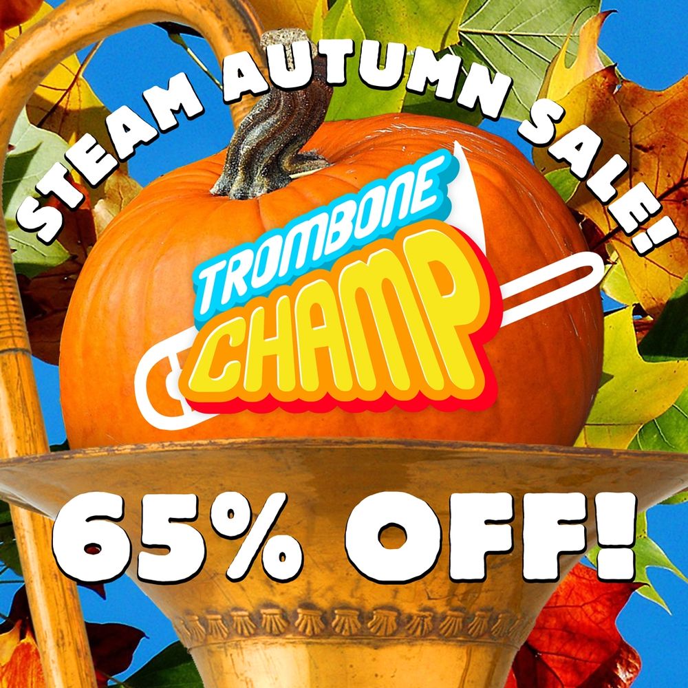 Trombone Champ is 65% off during the Steam Autumn Sale