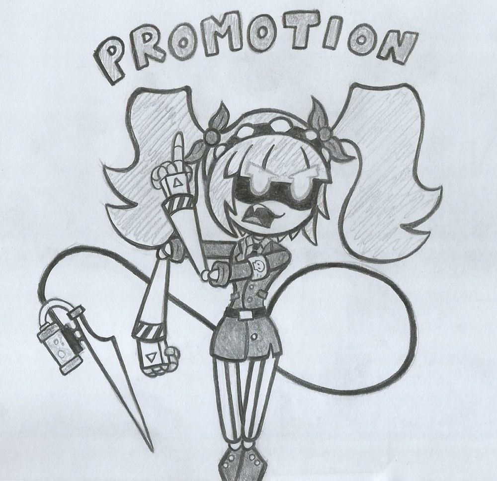 J hitting the iconic Dr. Robotnik's PROMOTION pose.