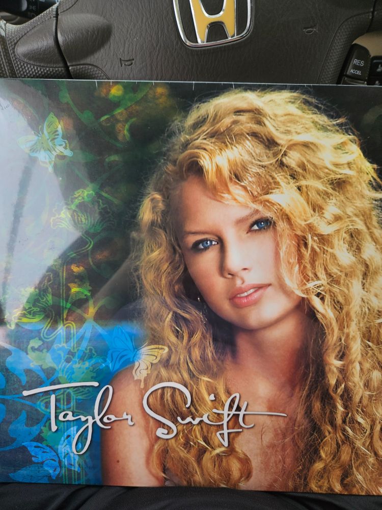 Taylor Swift's self-titled debut album on vinyl