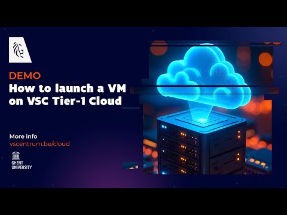 Demo: how to launch a VM on VSC Tier-1 Cloud