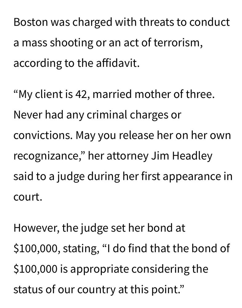 Judge setting Briana's bond at $100k even though she has no record, no guns and is a mother of three children