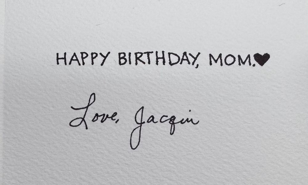 Birthday message