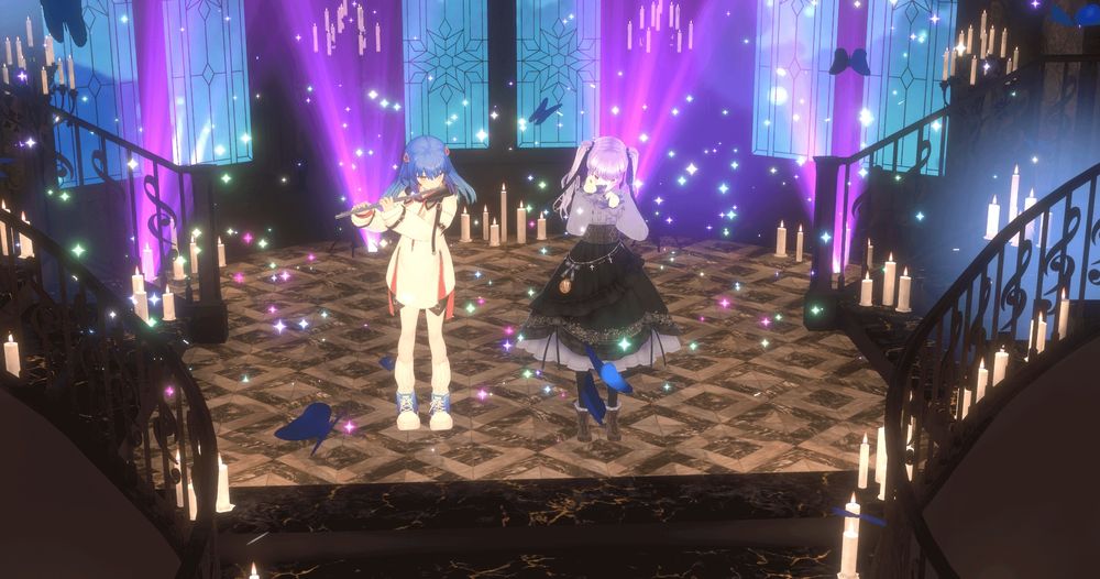 【紫吹まゆ錬金術士の書斎　オープニングセレモニー】2025/6/14 古都Laz(フルート奏者)、紫吹まゆ(クロマチックハーモニカ奏者)