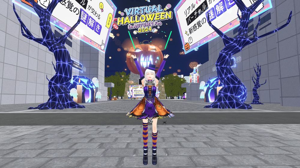 バーチャル大阪_新市街エリア_VIRTUAL HALLOWEEN in AUTUMN Fes 2024