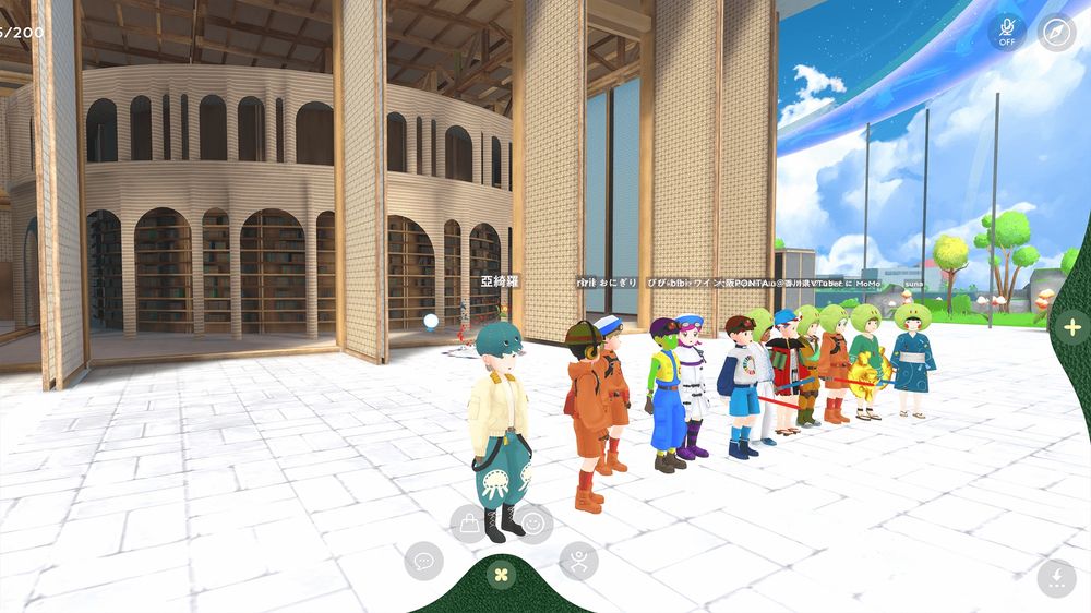 【Virtual EXPO 2025 / バーチャル万博～空飛ぶ夢洲～】2025/6/11 イタリア館前で記念撮影。