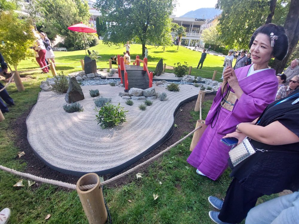 Jardin japonais inauguré dans le cadre du Matsuri 