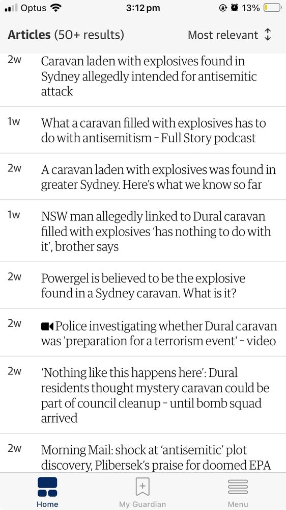 List of multiple Guardian articles linking the caravan full of explosives with an alleged antisemitic conspiracy. With no evidence.