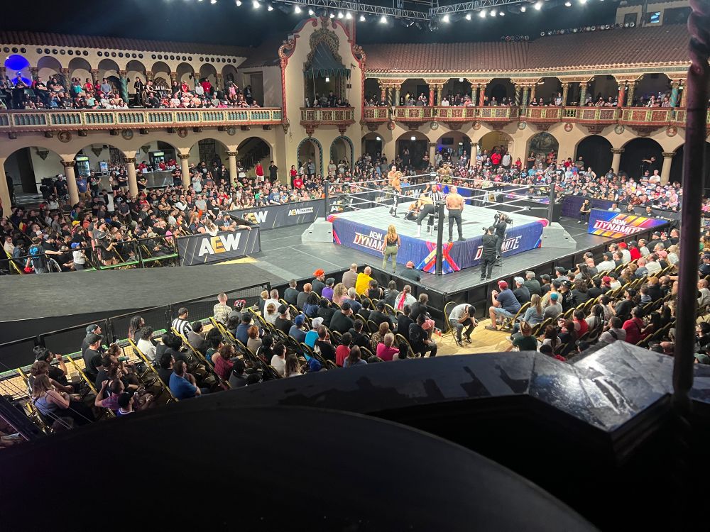View of the Aragon Ballroom in Chicago for AEW Dynamite