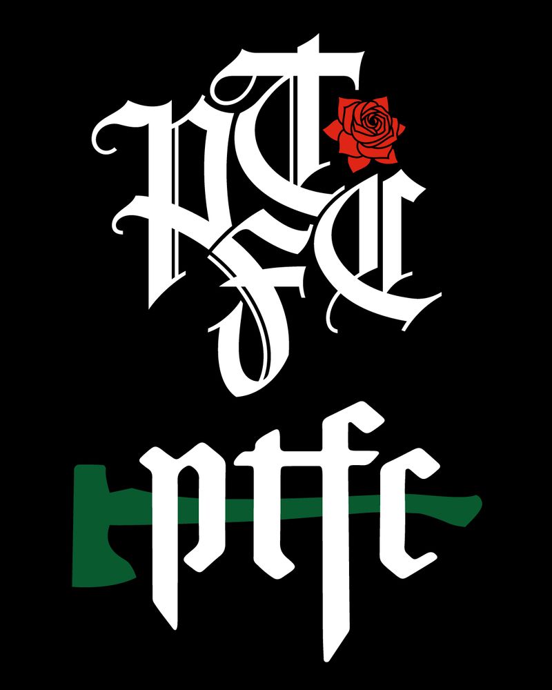 Two logos featuring the letters “PTFC”
