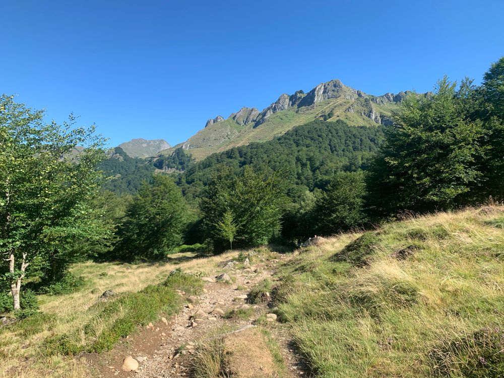 Paysage montagneux des Pyrénées 