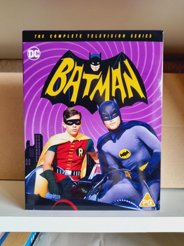 Guess who just got his hands on the complete 60s Batman series boxset? This guy.