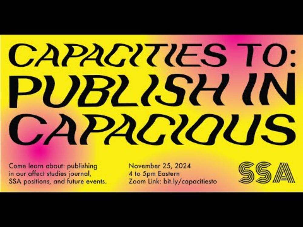 Capacities To: Publish in Capacious