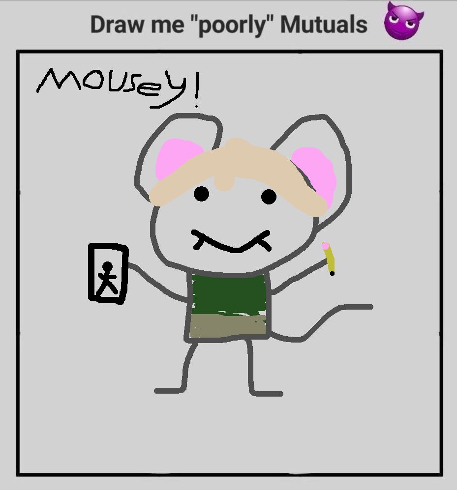 A very poorly drawn take on Vampiire Mouse's main OC.