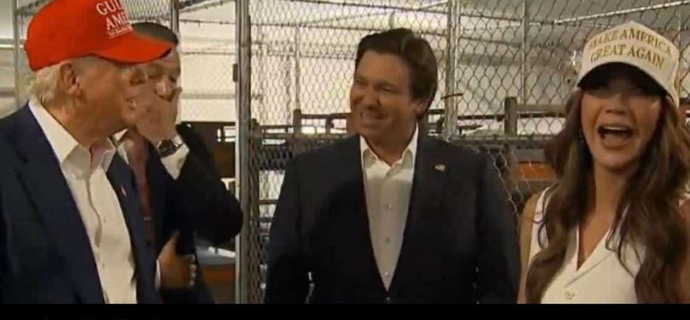 And the bitch queen laughs, watching the alligators eat immigrants will be more fun than shooting puppies!!