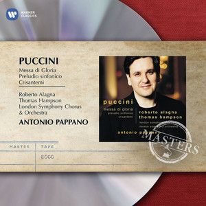 Cover image of an album of Puccini's music including Crisantemi, conducted by Antonio Pappano.