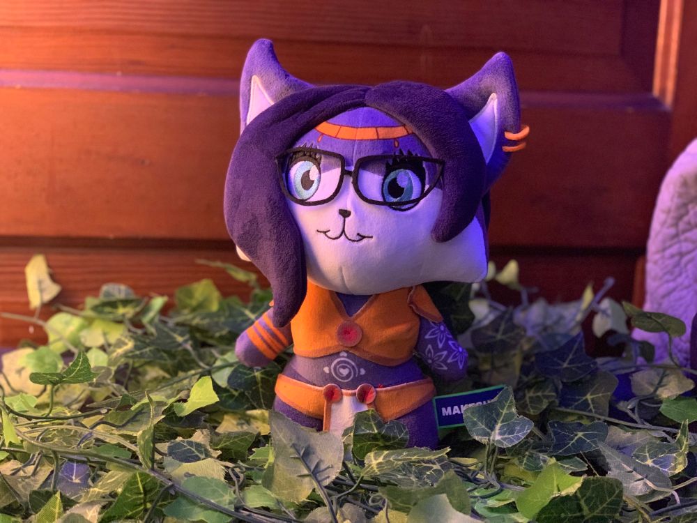 a photo of estelle's new krystelle in a bikini plushie