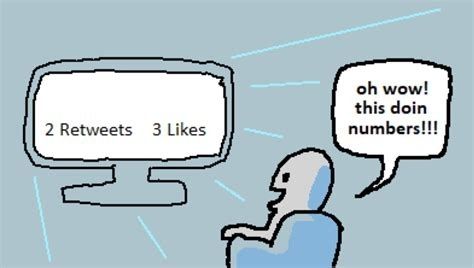 A person sitting at a chair looking at a bright tv saying "Oh wow! This doin numbers!!!"