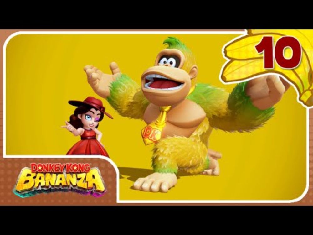 Donkey Kong Bananza playthrough [Part 10: Chilling in the Resort Layer]