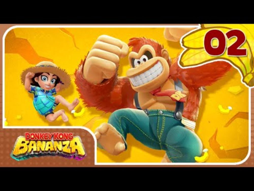 Donkey Kong Bananza playthrough [Part 2: Getting Into The Jungle Groove]