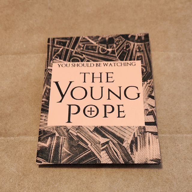 A gif showing "You Should Be Watching The Young Pope" unfolding. 