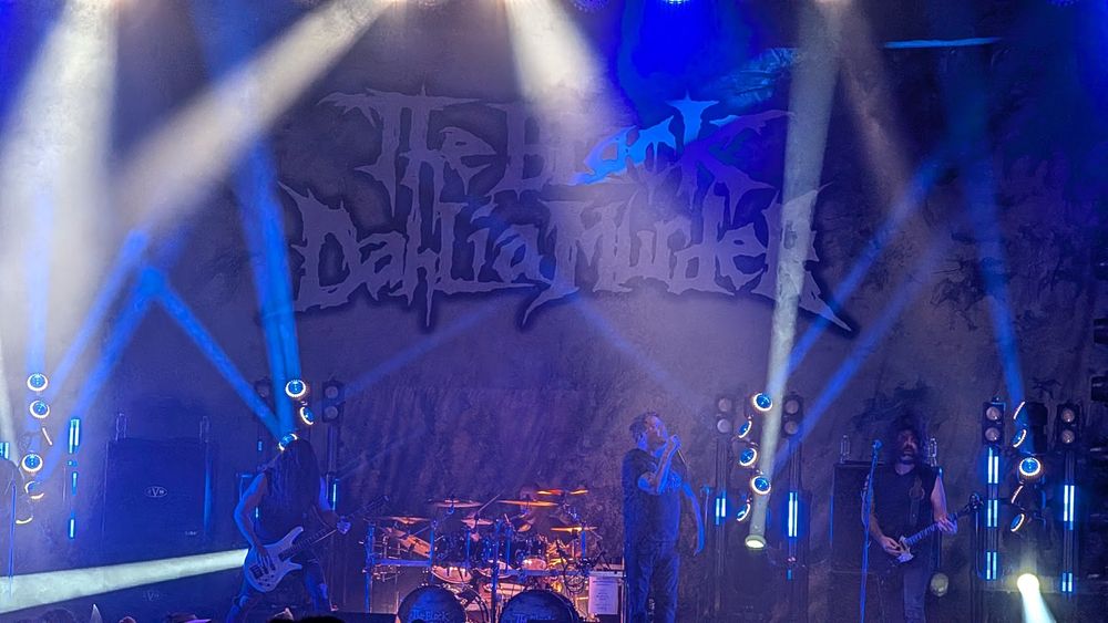 The Black Dahlia Murder playing concert in Minnesota. 