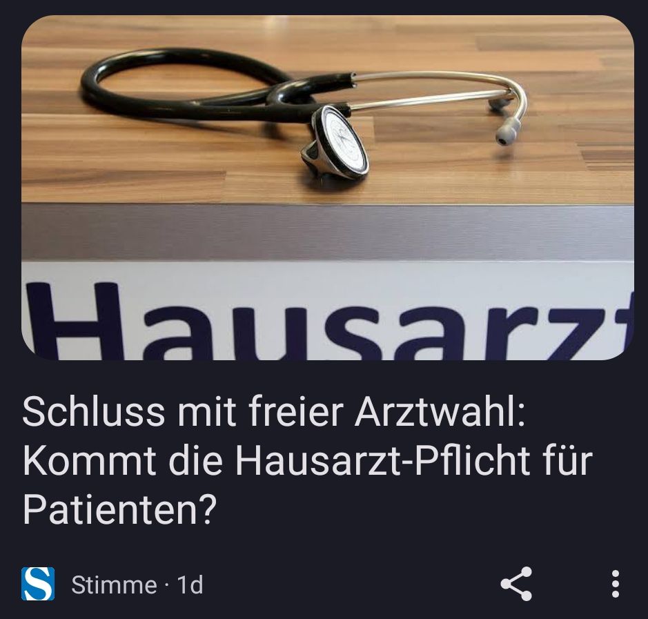 Schluss mit freier Arztwahl: Kommt die Hausarzt-Pflicht für Patienten? 
