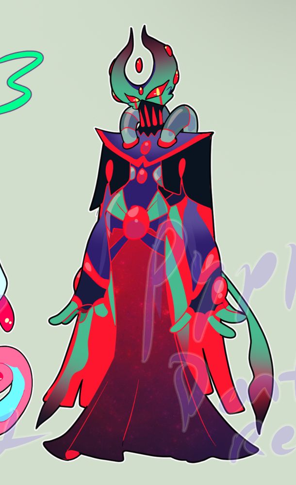 Alien adoptable with a commanding presence 