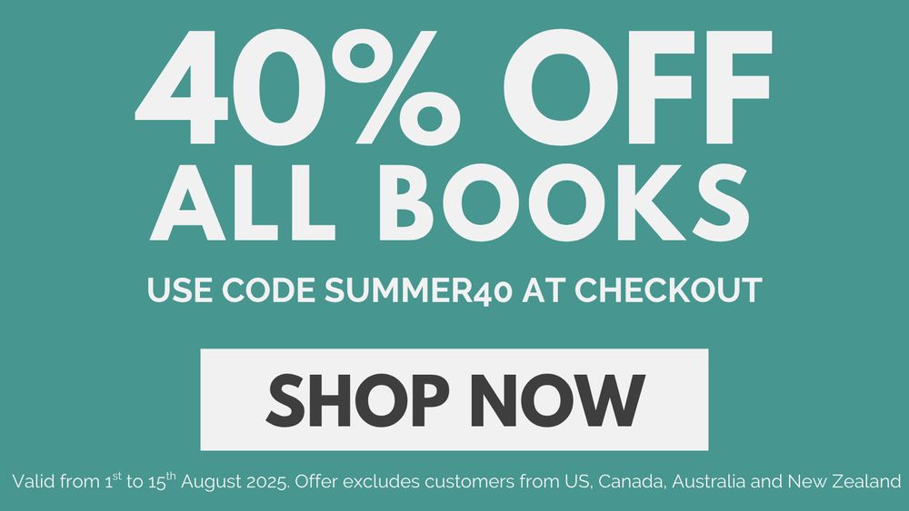 Announcement for our summer sale, beginning August 1 and ending August 15.