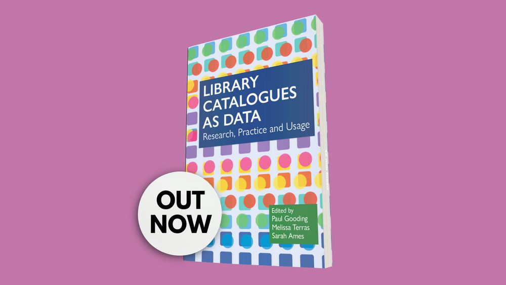 Cover of 'Library Catalogues as Data' on a purple background.