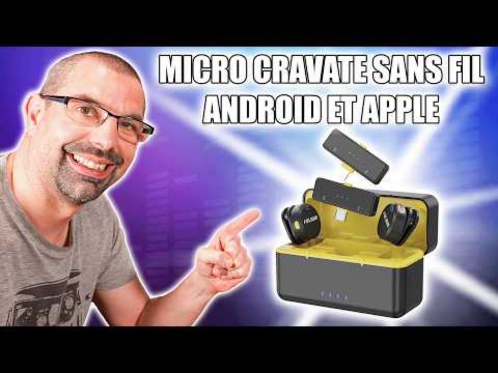 MICRO CRAVATE SANS FIL pour SMARTPHONE ANDROID et APPLE