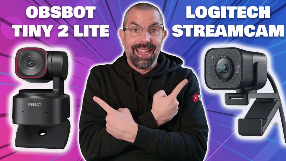 OBSBOT Tiny 2 Lite VS LOGITECH Streamcam