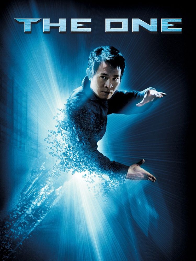 A poster for the Jet Li movie “The One”