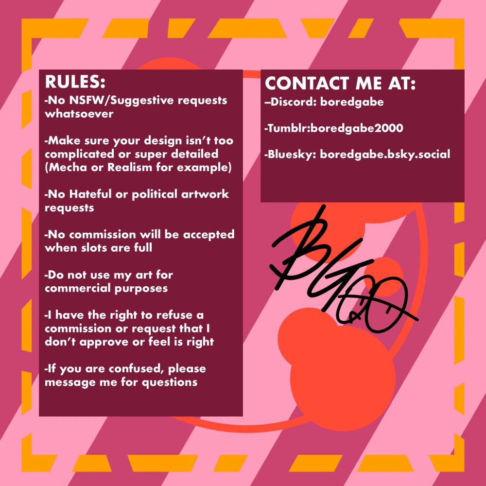 Page 3: Final details and rules of the commission details, along with contacts for you.