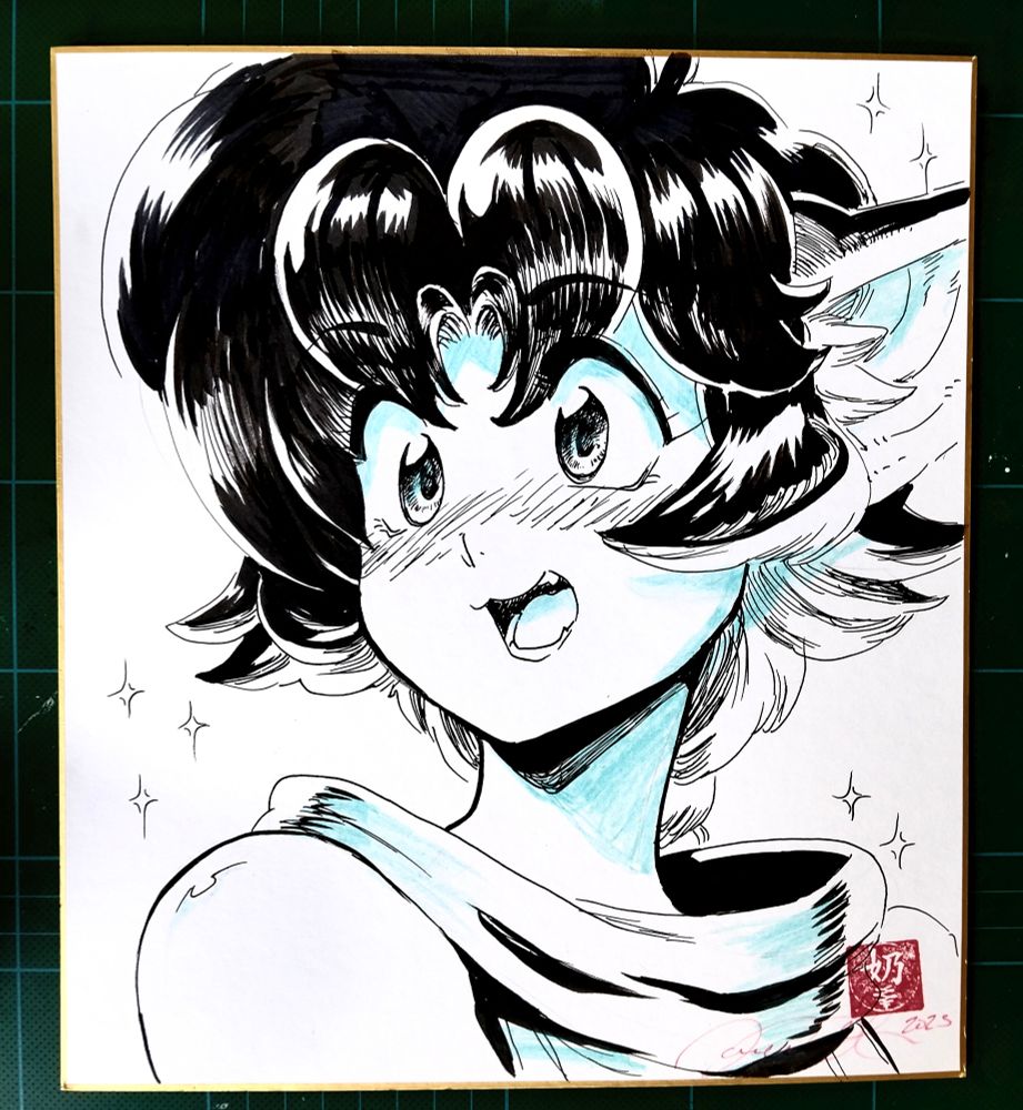 First attempt working with a signature board. Everyone else makes it look so cool XD✨