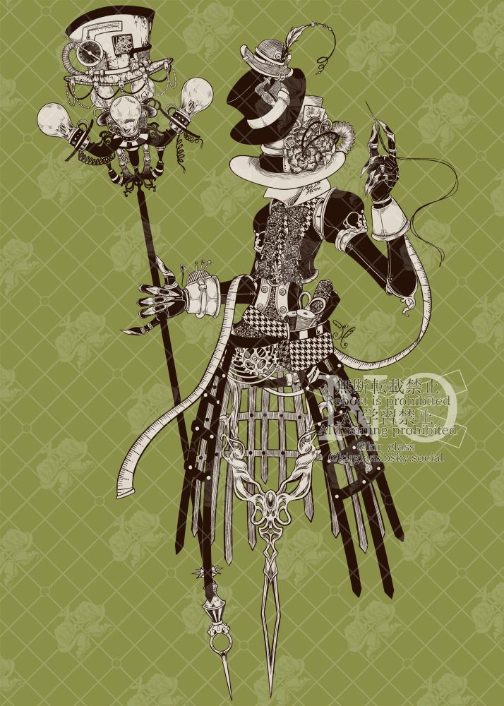 ✒︎Alice Sketch 

「イカれたセンスは職人級！
　　　　さぁ！アナタのお好きなデザインは?」