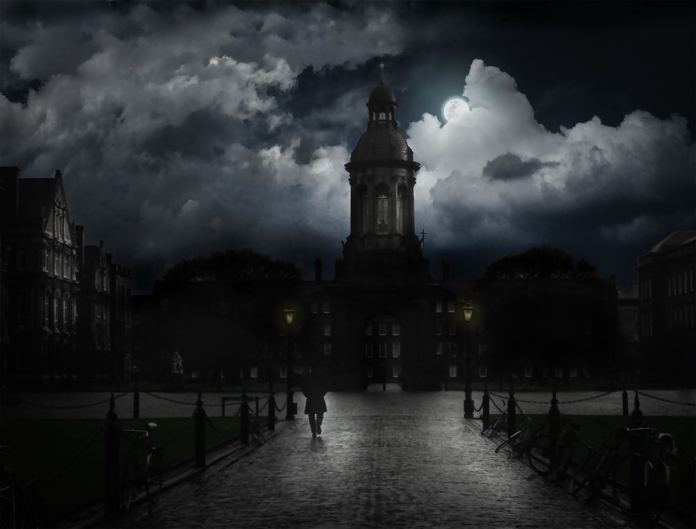 Trinity College Dublin Concept Art created in Photoshop 
