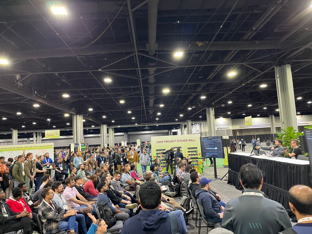 Giant crowd at the Project Pavilion stage. 