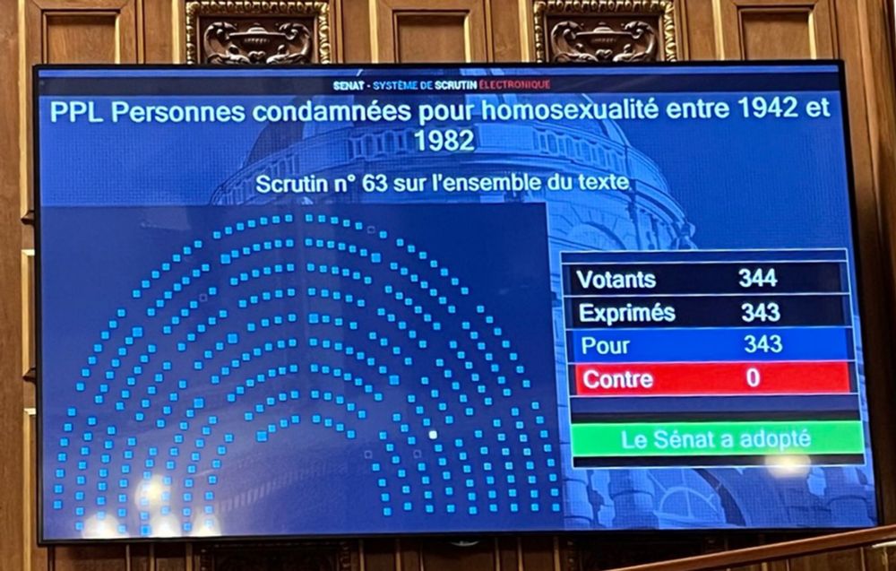 France : Le Sénat vote la « reconnaissance » des condamnés pour homosexualité, mais sans indemn...