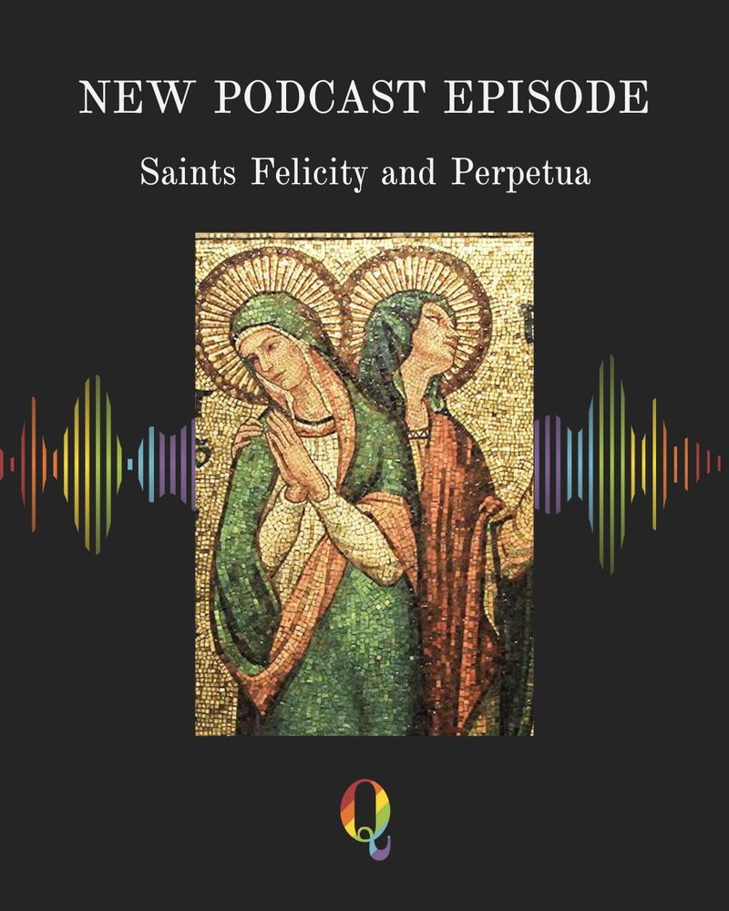 New podcast episode: Saints Felicity and Perpetua
Image of mosaic of Felicity and Perpetua, two women with halos, standing side-by-side, one with her hand on the other's shoulder.