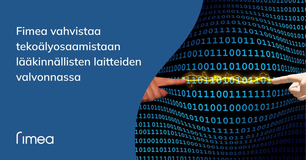 Teksti: Fimea vahvistaa tekoälyosaamistaan lääkinnällisten laitteiden valvonnassa.