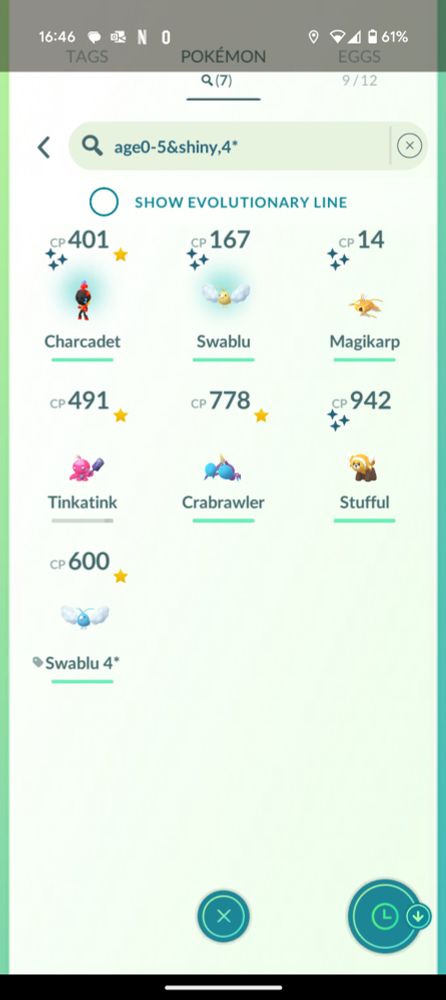 A bunch of shinies and hundos from the last 5 days