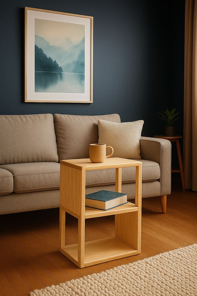 Maple side table