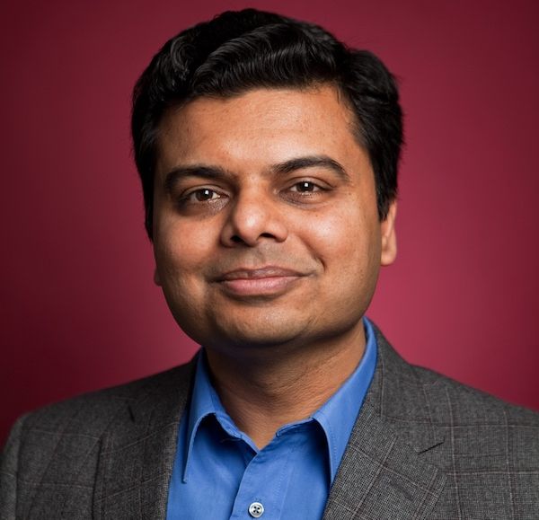 Image of Chirag Shah with a maroon background