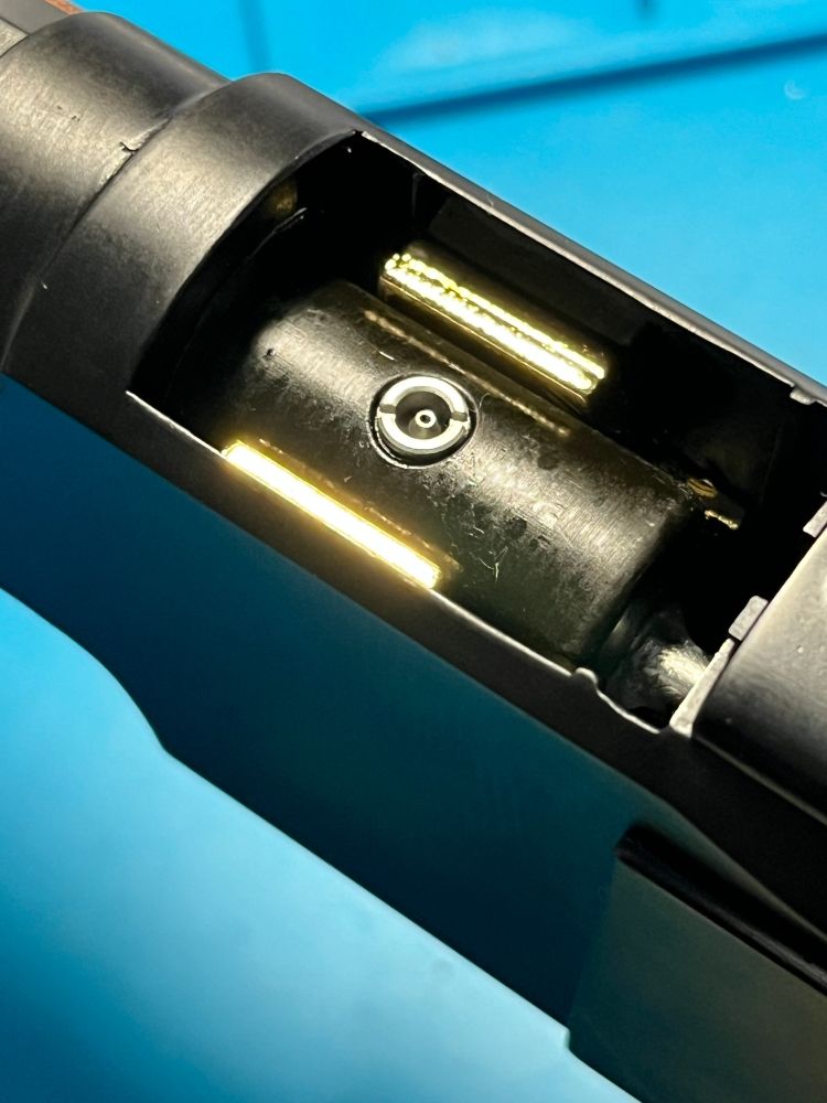 KTWウィンチェスターガス化キットインストール後のエジェクションポート