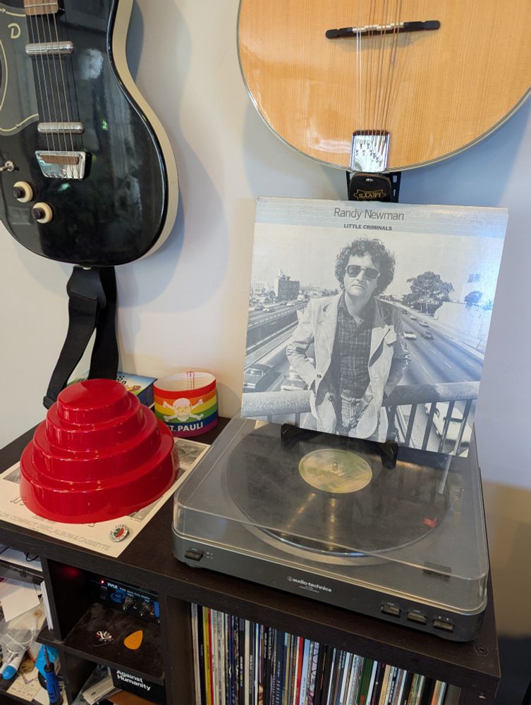 Randy Newman's Little Criminals on the turntable 