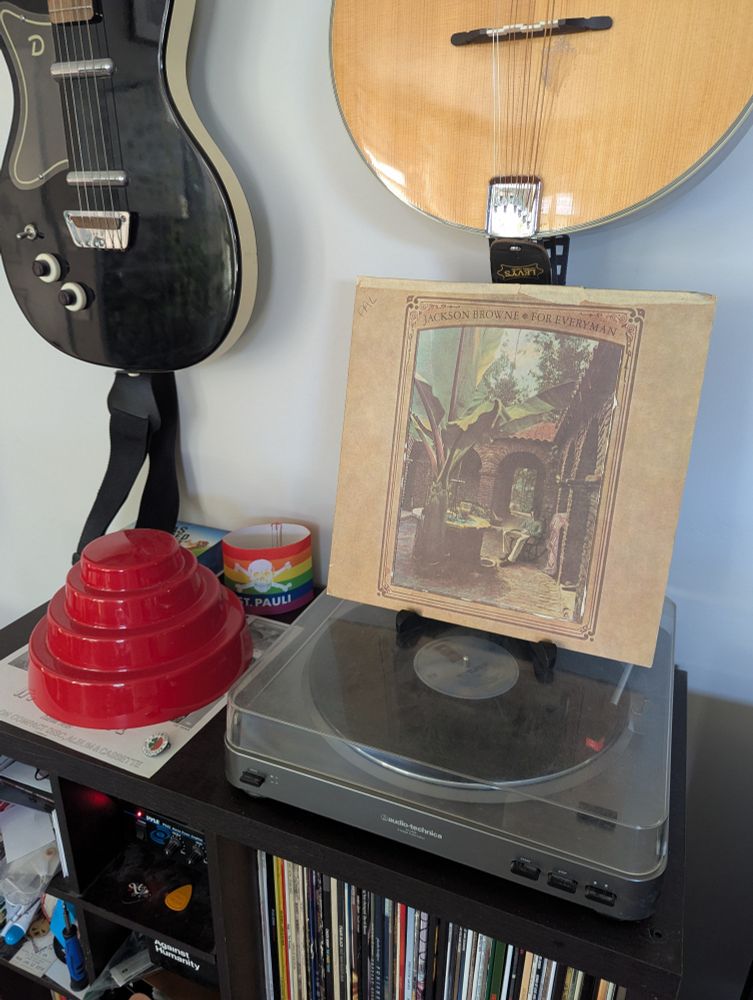 Jackson Browne's For Everyman on the turntable 