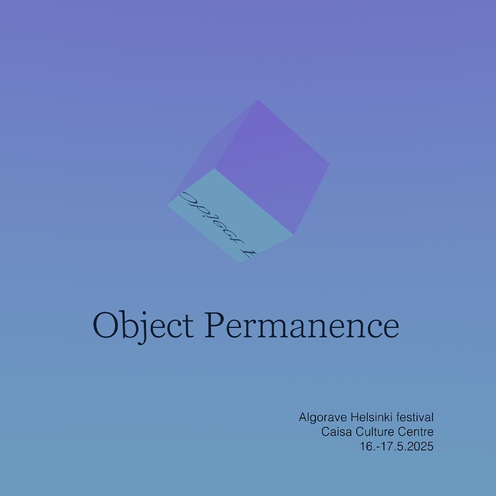 Object Permanence flyer with the same venue/date info