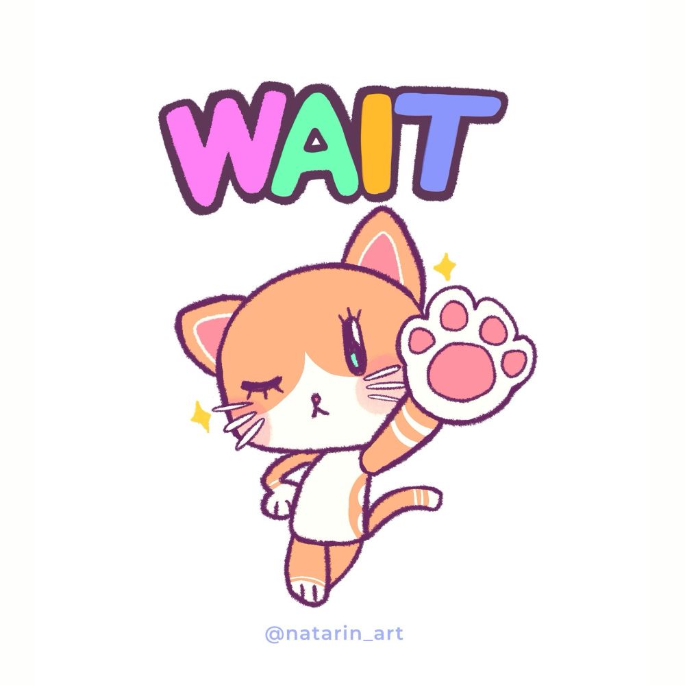 cat doing the “wait! they dont love you like I love you” trend - Maps by Yeah Yeah Yeahs

#natarinart



